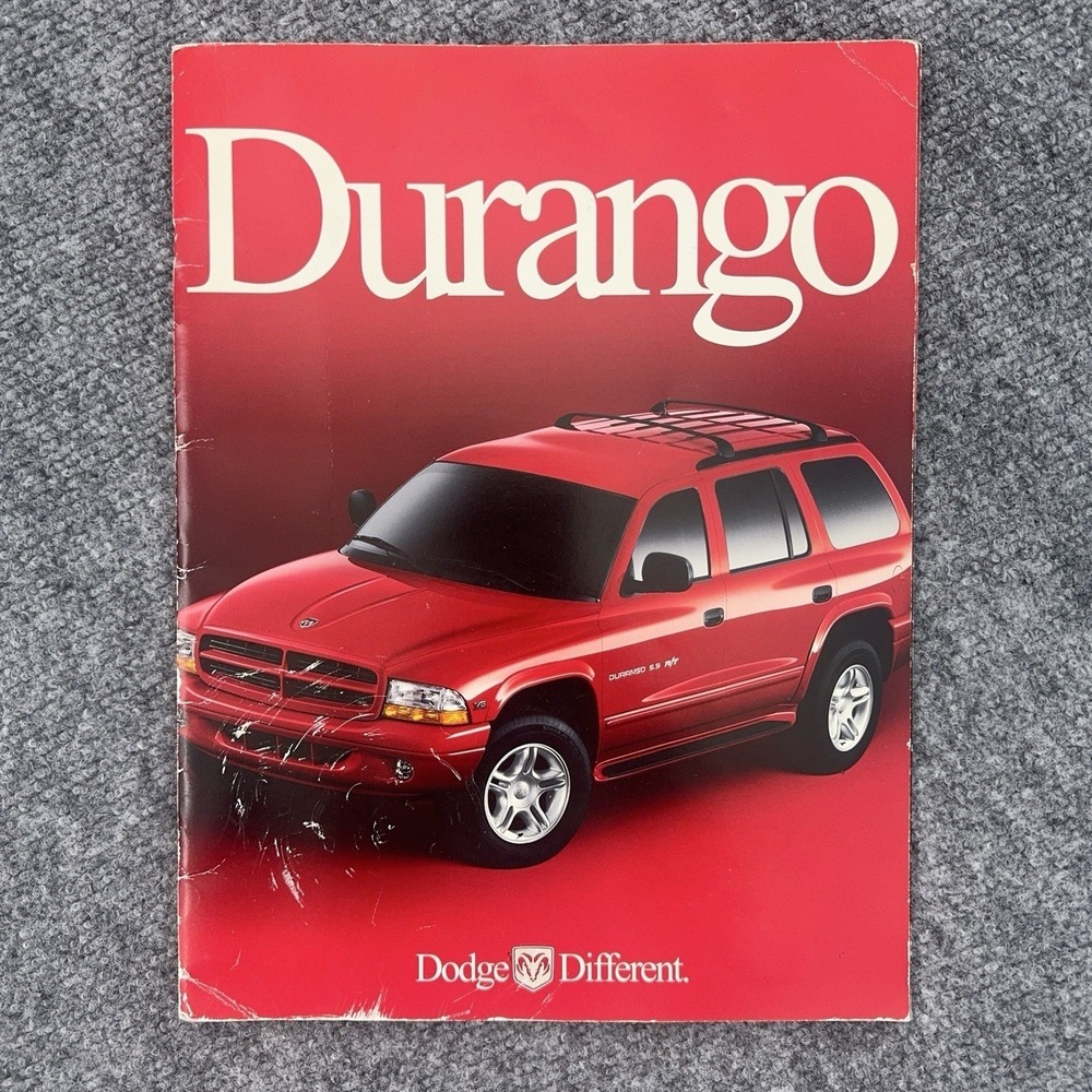 2000 Dodge Durango Deluxe Sales Brochure Original 00 Dealership Catalog Booklet